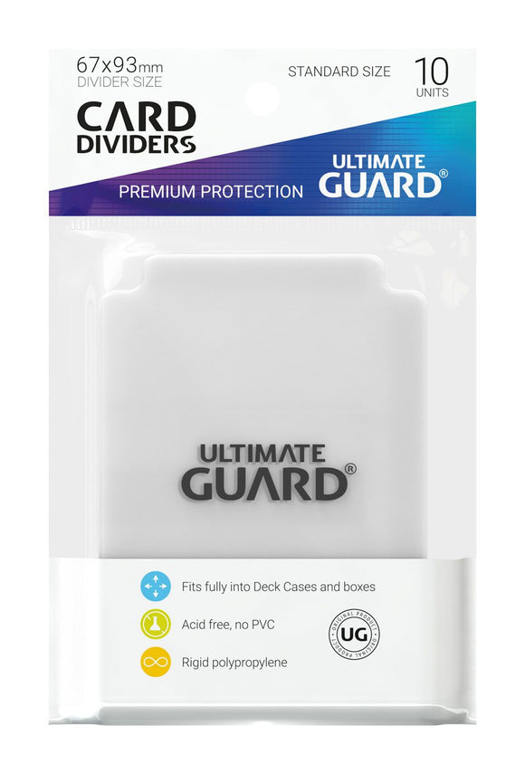 Ultimate Guard: Card Dividers Standard Size - Transparent