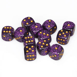 Chessex: Speckled D6 Set of 12 16mm - Hurricane