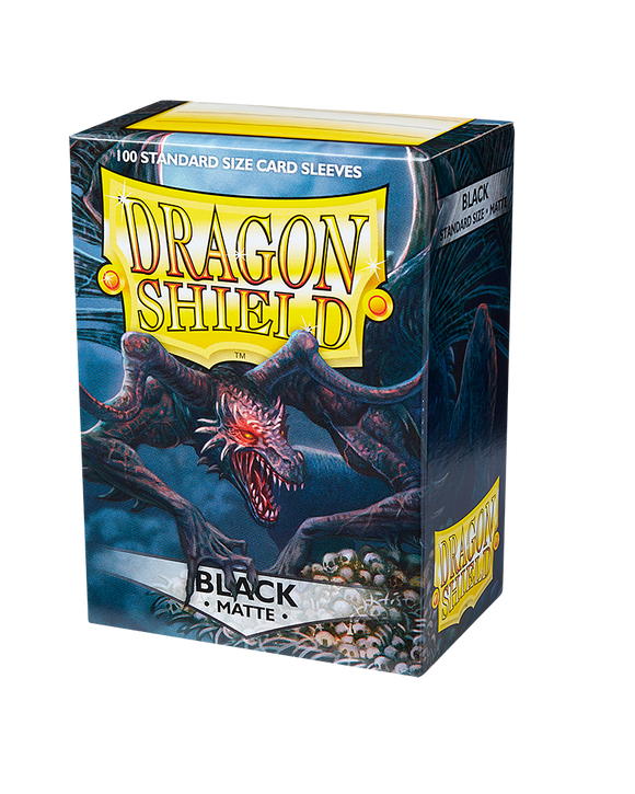 Dragon Shield: 100 Standard Size Matte - Black