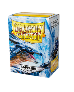 Dragon Shield: 100 Standard Size Matte - Sapphire
