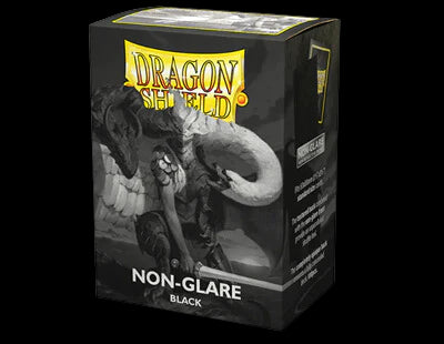 Dragon Shield: 100 Standard Size - Matte NonGlare - Black V2