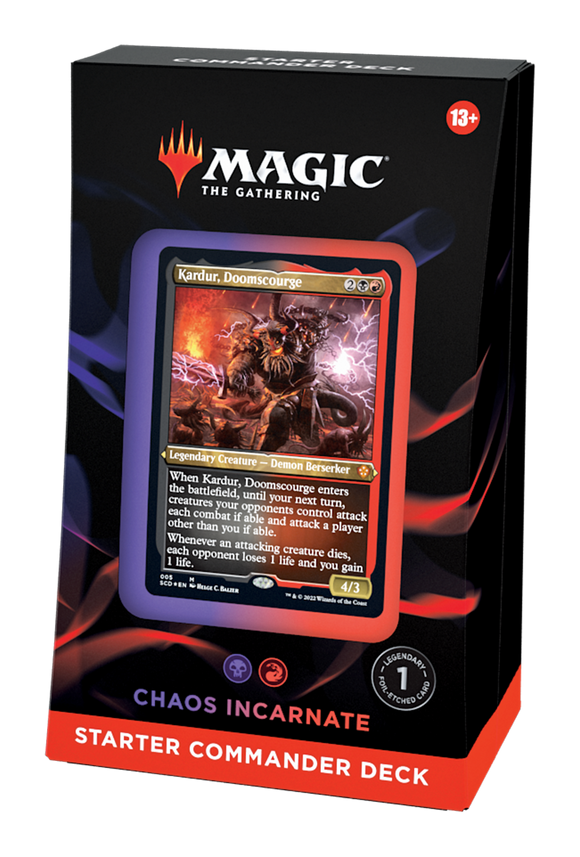 Magic: The Gathering: Evergreen Starter Commander Decks 2022 - Chaos Incarnate