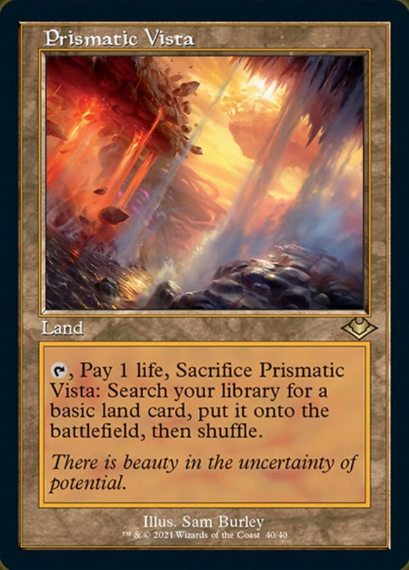 Prismatic Vista - RMH2 (Retro Frame) Foil