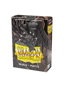 Dragon Shield: 60 Japanese Size Matte - Black