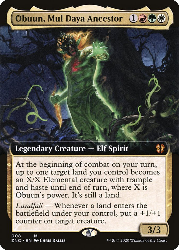 Obuun, Mul Daya Ancestor - ZNC (Extended Art) Foil