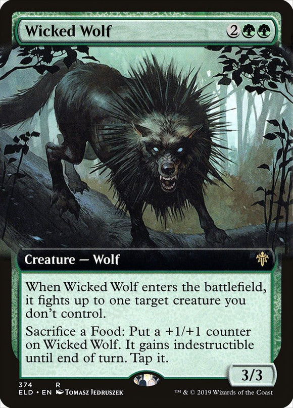 Wicked Wolf - XELD (Extended Art) Foil