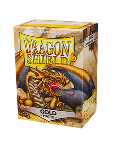 Dragon Shield: 100 Standard Size Matte: Gold