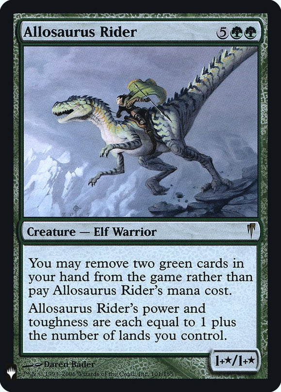Allosaurus Rider - MYS Foil