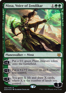 Nissa, Voice of Zendikar - DDR Foil