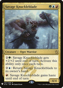 Savage Knuckleblade - MYS