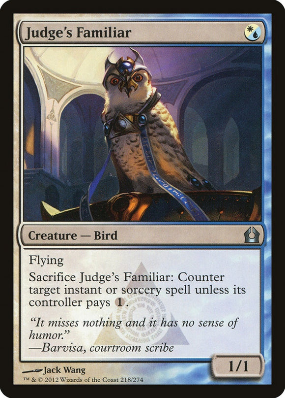 Judge's Familiar - RTR