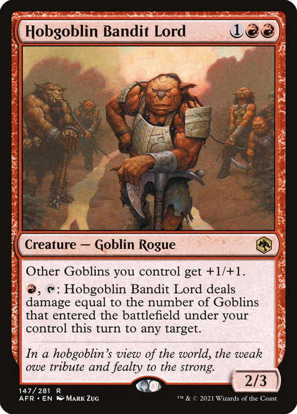 Hobgoblin Bandit Lord - AFR