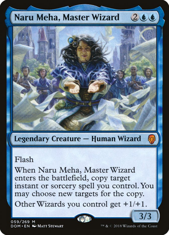 Naru Meha, Master Wizard - DOM Foil