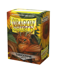Dragon Shield: 100 Standard Size Matte: Tangerine