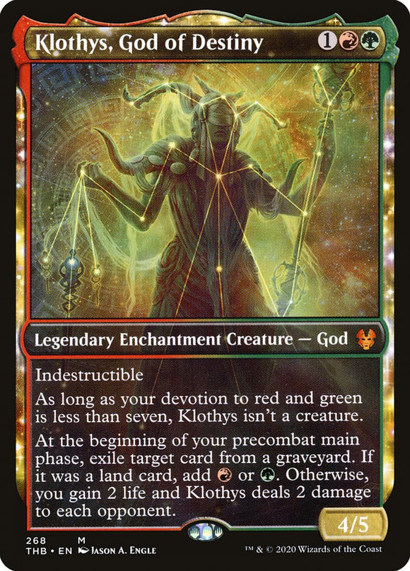 Klothys, God of Destiny - XTHB (Showcase Frame) Foil