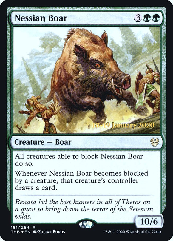 Nessian Boar - (Prerelease) Foil