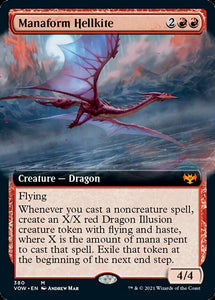 Manaform Hellkite - XVOW (Extended Art)