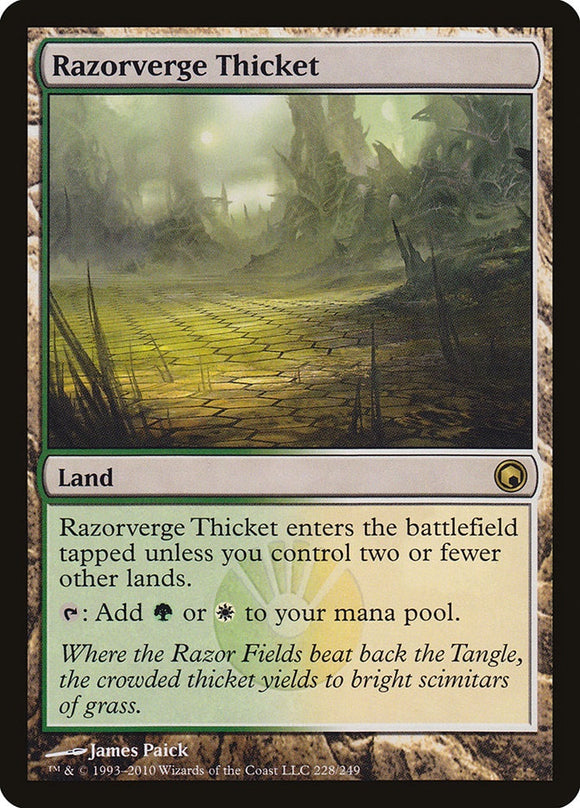 Razorverge Thicket - SOM