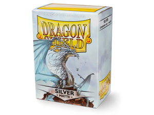 Dragon Shield: 100 Standard Size Matte: Silver