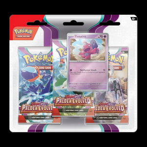 Pokémon: Scarlet & Violet 2: Paldea Evolved 3-Pack Booster - Tinkatin