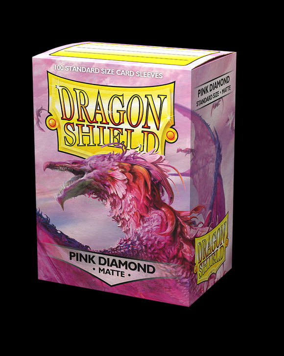 Dragon Shield: 100 Standard Size Matte: Pink Diamond