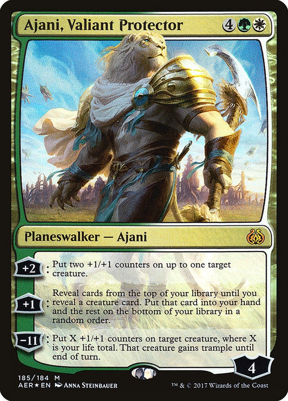 Ajani, Valiant Protector - (Planeswalker Deck) Foil