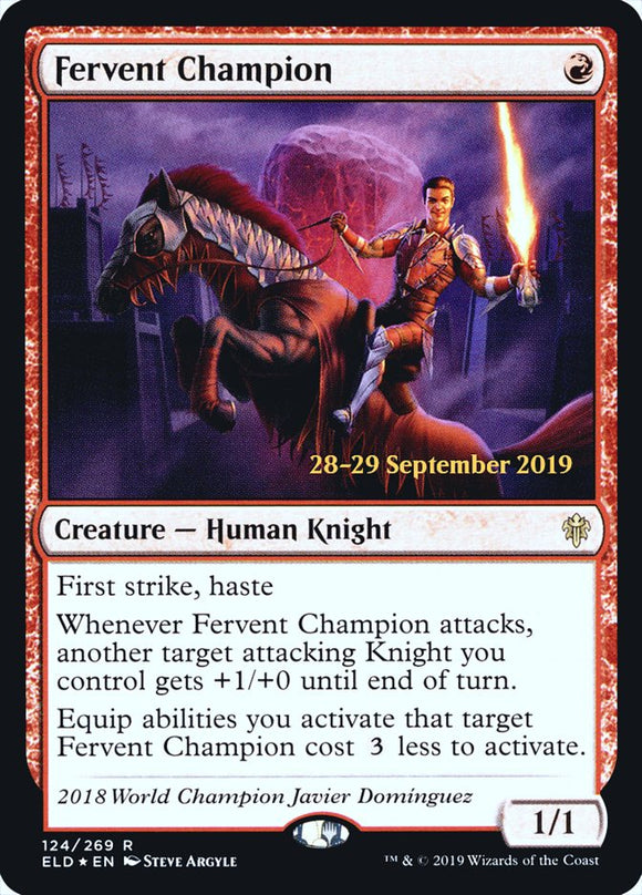 Fervent Champion - (Prerelease) Foil