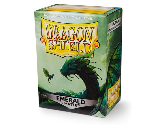 Dragon Shield: 100 Standard Size Matte - Emerald