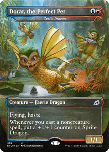 Sprite Dragon (Dorat , the Perfect Pet) - (Showcase Frame) Foil