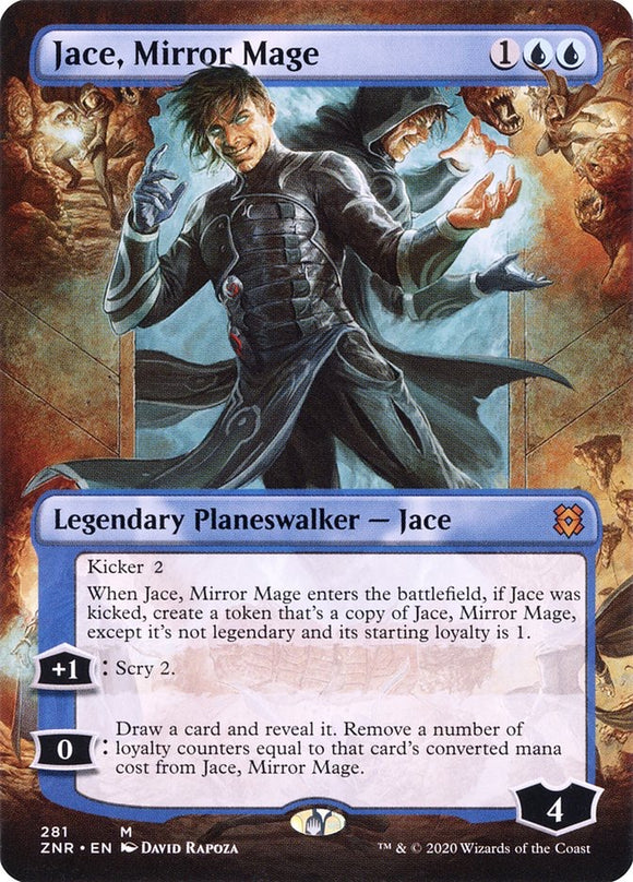 Jace, Mirror Mage - XZNR (Borderless Art)