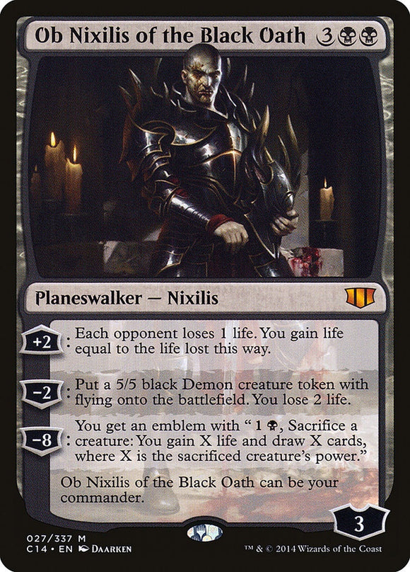 Ob Nixilis of the Black Oath - C14