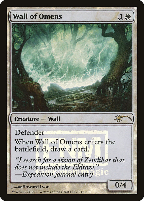 Wall of Omens - FNM Foil