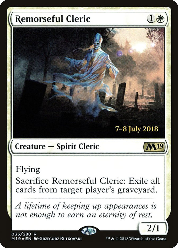 Remorseful Cleric - (Prerelease) Foil