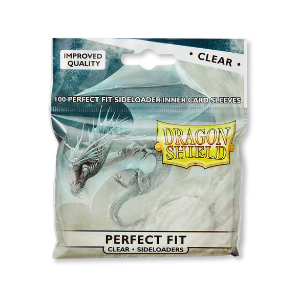 Dragon Shield: 100 Standard Size Perfect Fit - Clear Sideloaders