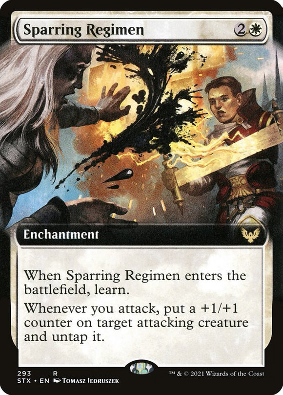 Sparring Regimen - XSTX (Extended Art) Foil