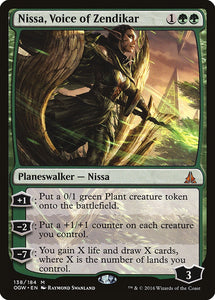 Nissa, Voice of Zendikar - OGW Foil