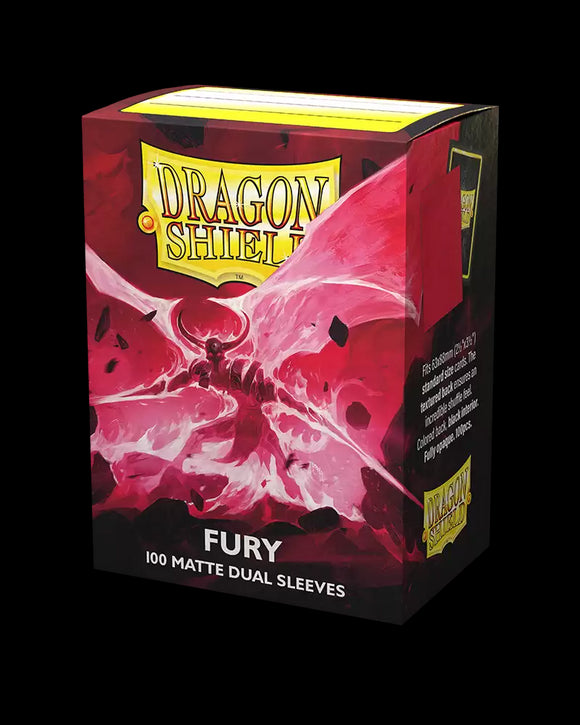 Dragon Shield: 100 Standard Size Dual Matte - Fury
