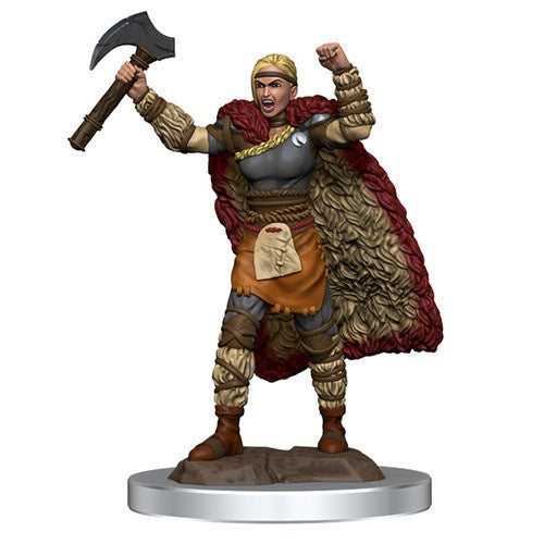 D&D Icons of the Realms:  Premium Painted Figures - Female Human Barbarian (W7)